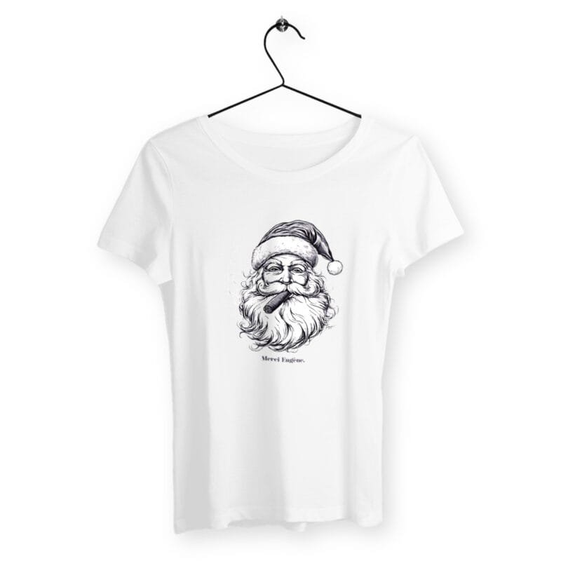 Santa Smokes - T-shirt de Noël