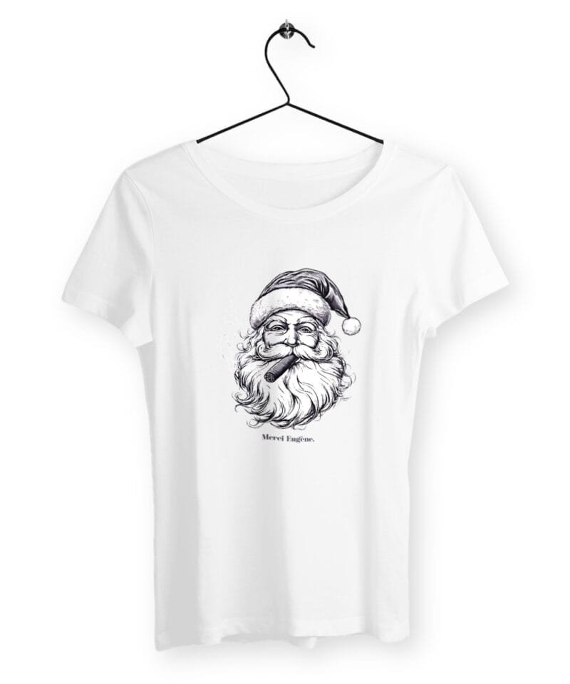Santa Smokes - T-shirt de Noël
