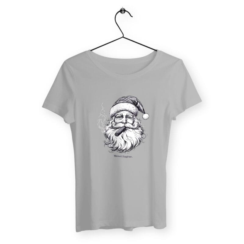 Santa Smokes - T-shirt de Noël