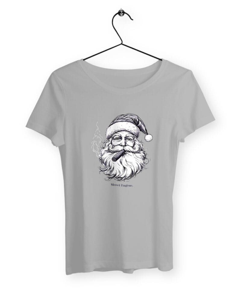 Santa Smokes - T-shirt de Noël