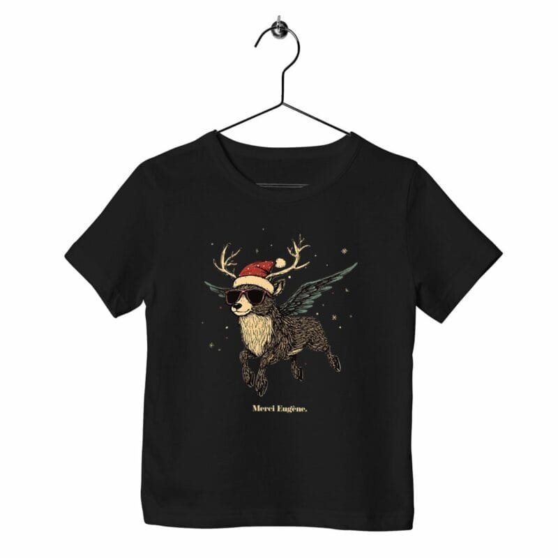 Un Cerf Volant – T-shirt de Noël