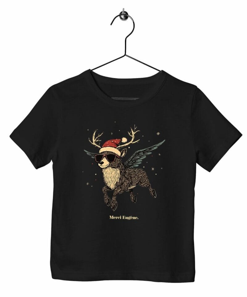 Un Cerf Volant – T-shirt de Noël
