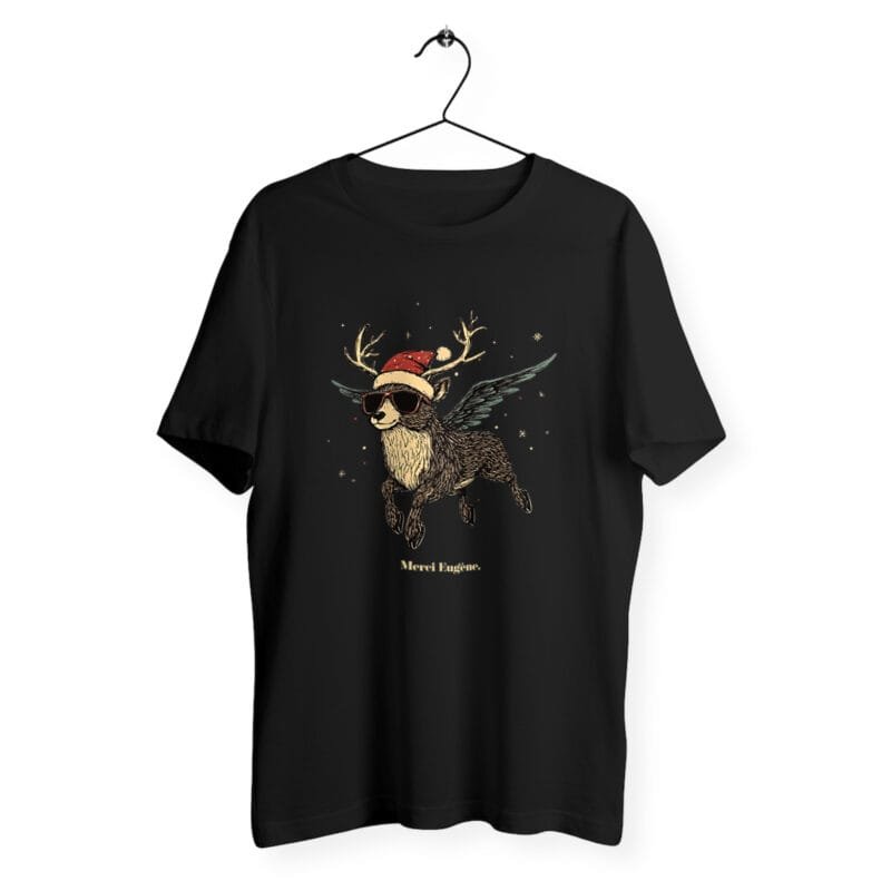 Un Cerf Volant – T-shirt de Noël