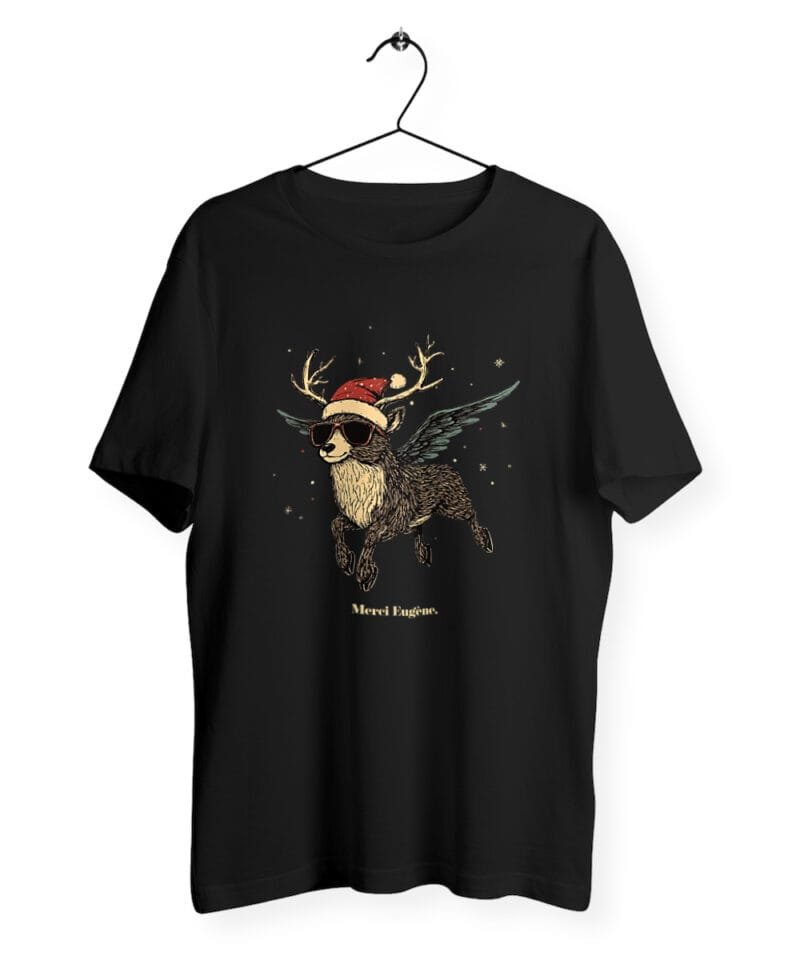 Un Cerf Volant – T-shirt de Noël