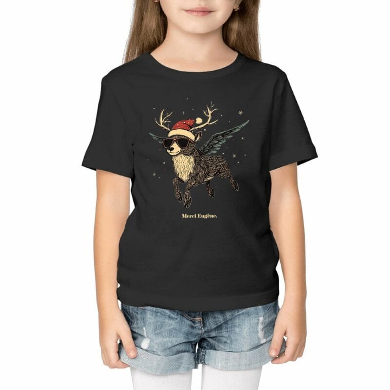 Un Cerf Volant – T-shirt de Noël