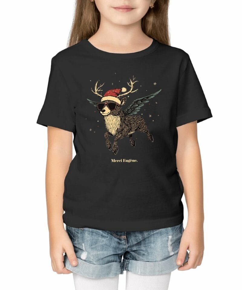 Un Cerf Volant – T-shirt de Noël